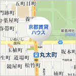 京都賃貸ハウス地図